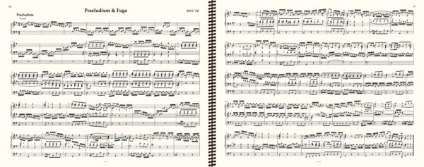 BWV 541 (fugue), Bach complete organ works, volume I
