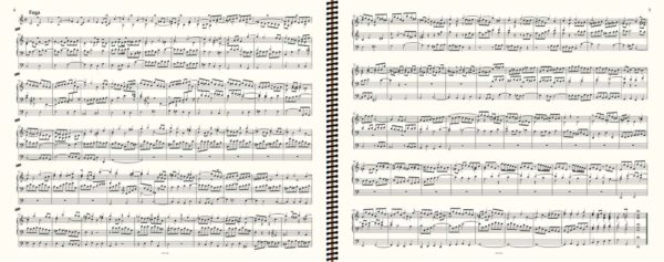 BWV 545 (fugue), J.S. Bach, œuvre d'orgue, volume I