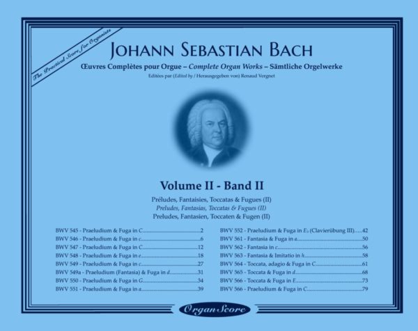 J.S. Bach œuvres complètes pour orgue, volume II