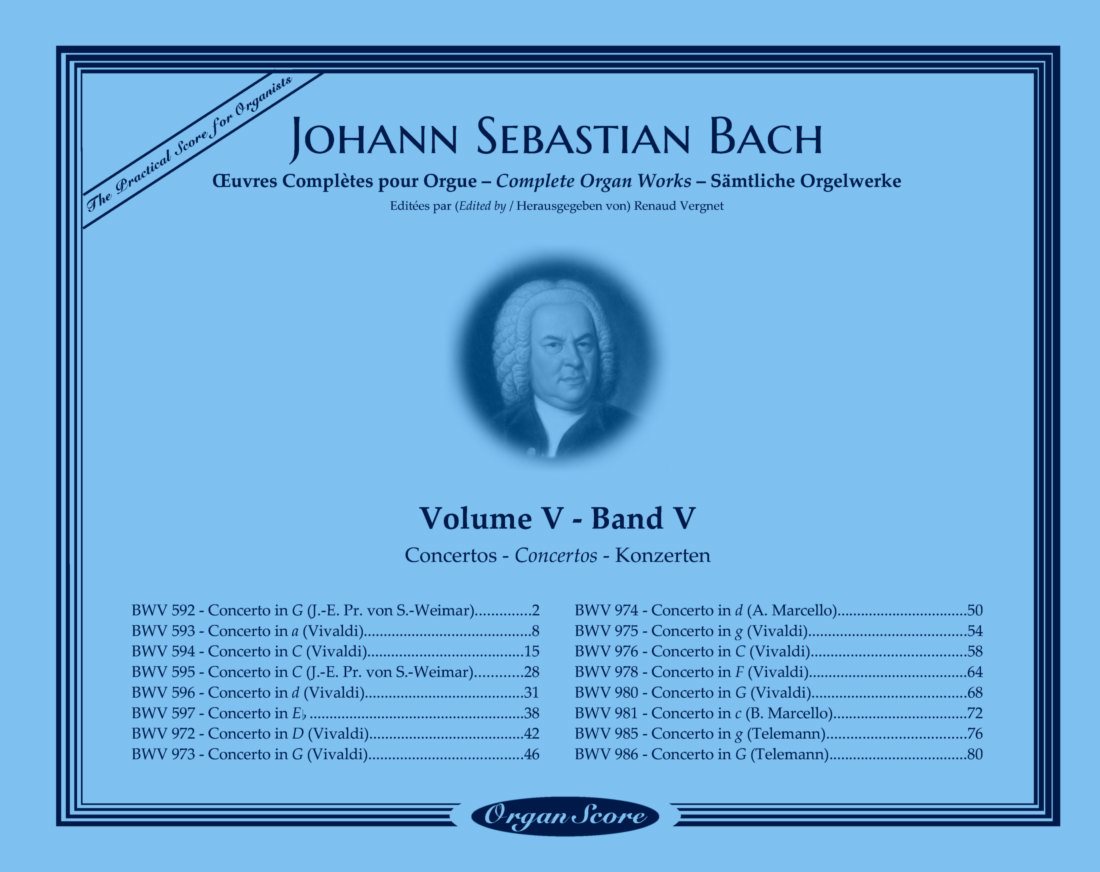 J S Bach Complete Organ Works Without Page Turns Vol V Organscore