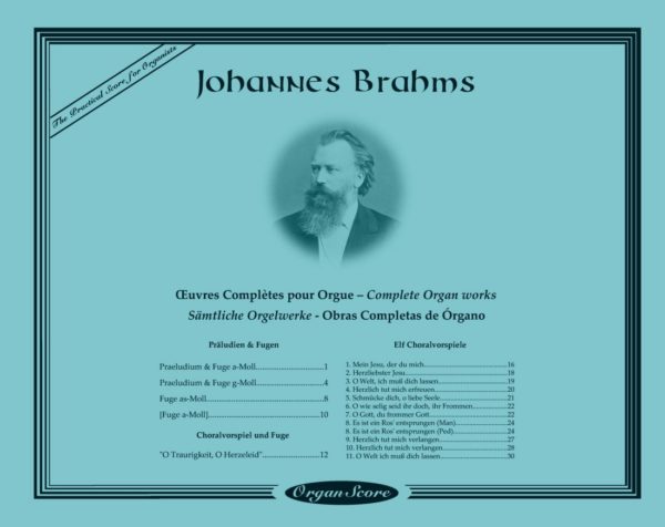 Brahms œuvres complètes pour orgue