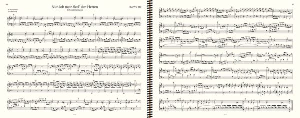 BuxWV 212 sans tourne de page, Buxtehude, œuvre d'orgue, volume III