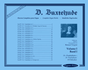 Buxtehude œuvres complètes pour orgue, volume I