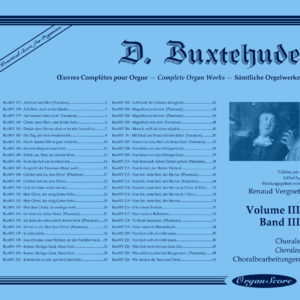 Buxtehude complete organ works, volume III