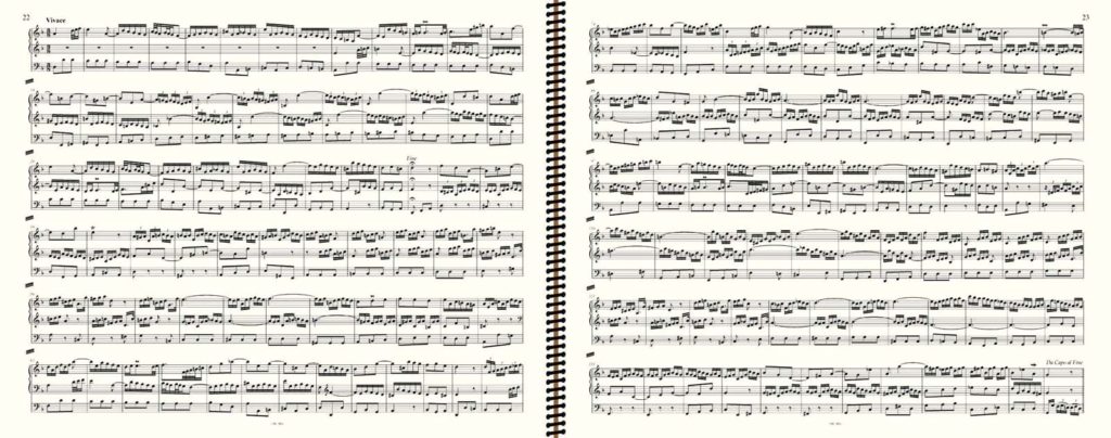 Organ Score J.S. Bach complete organ works without page turns, Vol IV - OrganScore