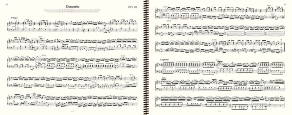 BWV 972, Bach complete organ works, volume V