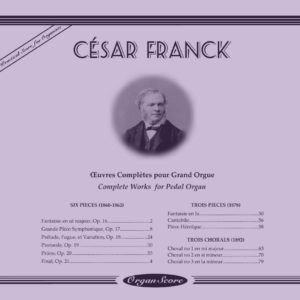 Franck œuvres complètes pour orgue