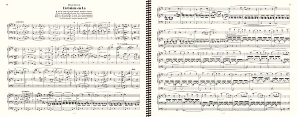 Franck 'Fantaisie en La' (2 Page Turns only) - Franck complete organ works