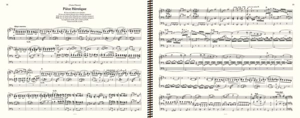 Franck 'Pièce Héroïque' (2 Page Turns only) - Franck complete organ works