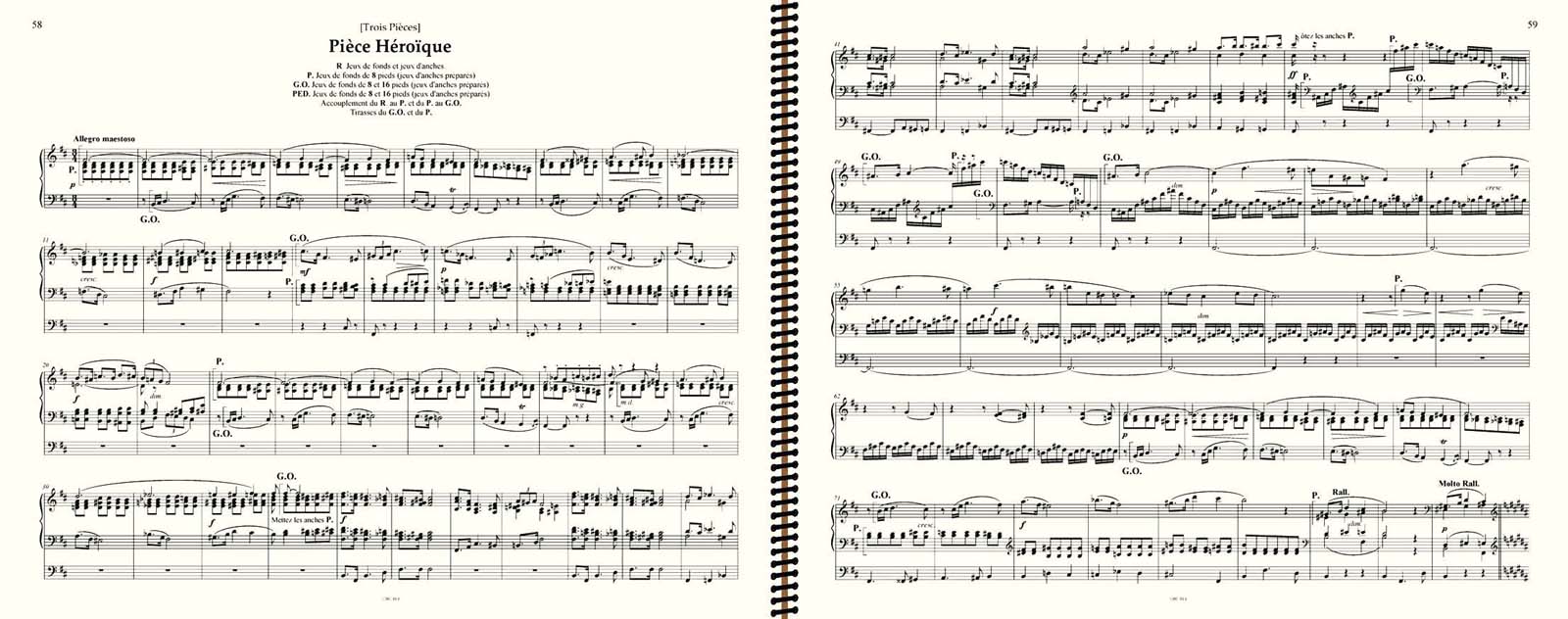 Cesar Franck Organ Works No Page Turn Organscore