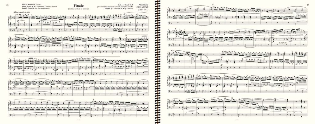 Organ Score 18 Romantic and Symphonic Organ Pieces OrganScore
