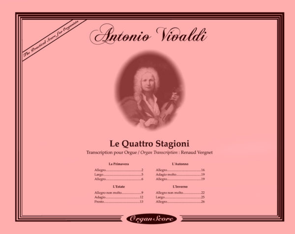 Four Seasons (A. Vivaldi, organ transcr. by R. Vergnet)