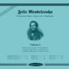 Mendelssohn oeuvres pour orgue (Vol. I) : Préludes et fugues, Sonates