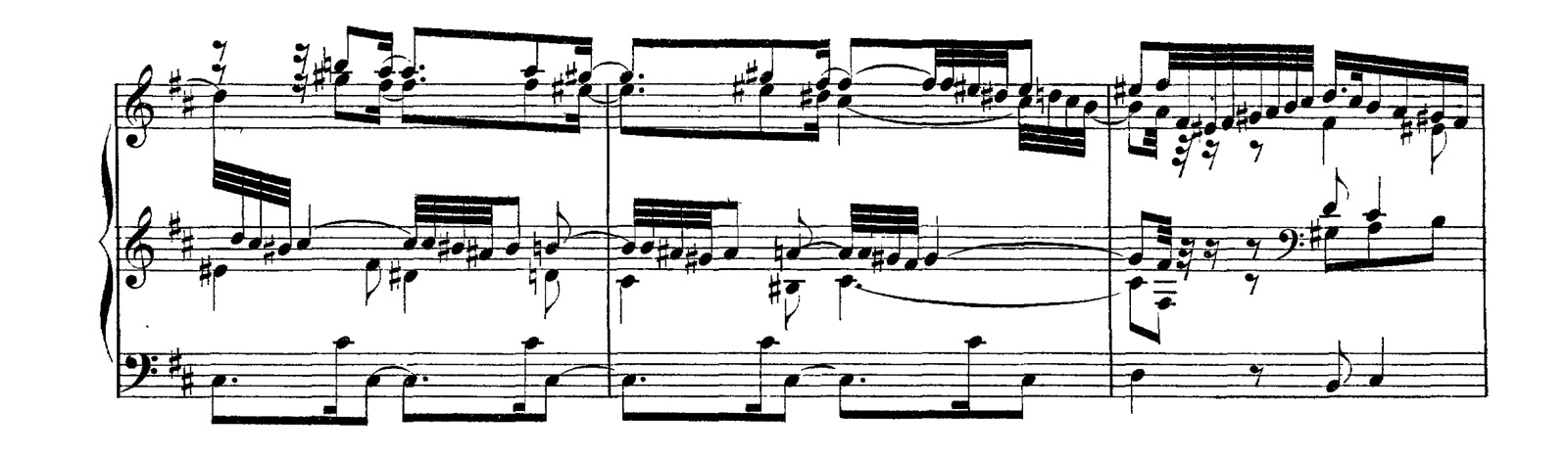 One of the first edition of Bach's organ work (BWV 544, Bach Gesellschaft Ausgabe) only available as low quality scans or reprints.