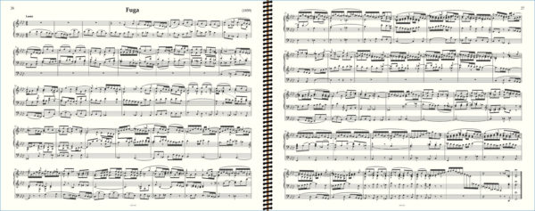 OrganScore Mendelssohn Fugue pour orgue en fa mineur