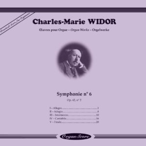 Widor Symphony no 6 - Cover