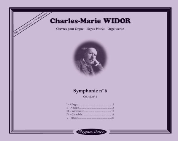 Widor Symphonie no 6 - Couverture