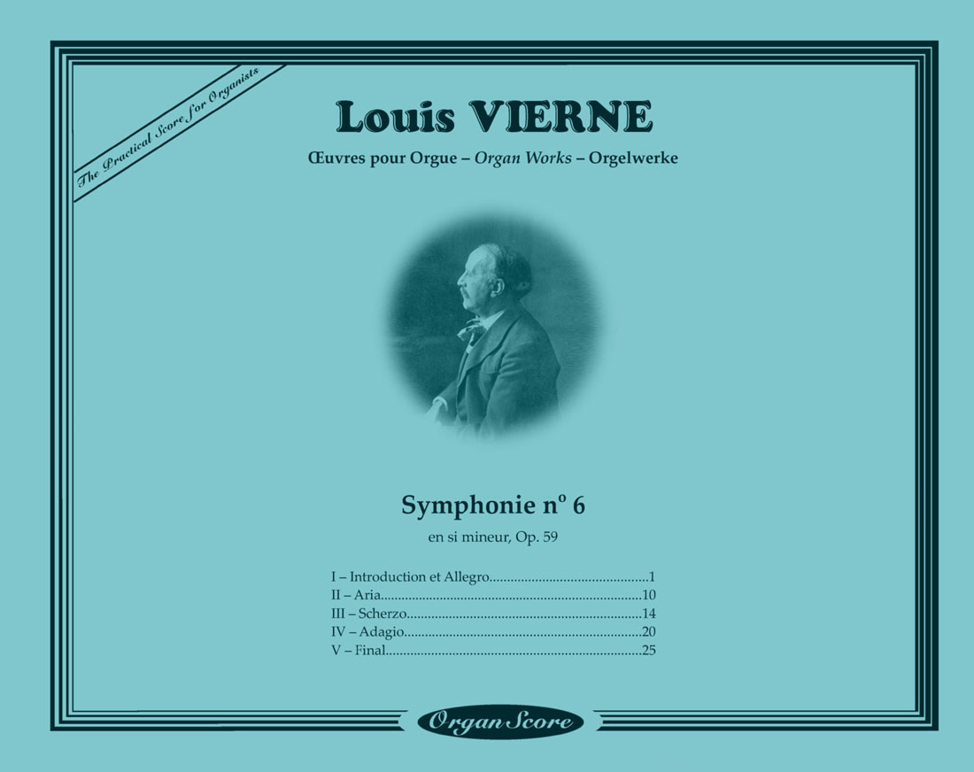 Vierne Symphonie no 6 - Couverture