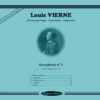 Vierne Symphonie n° 3 Couverture