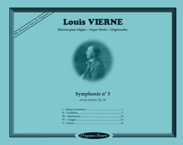 Vierne Symphonie n° 3 Couverture