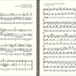 Organ music for services - Mozart : Adagio for Clarinet, Lacrimosa (Requiem)